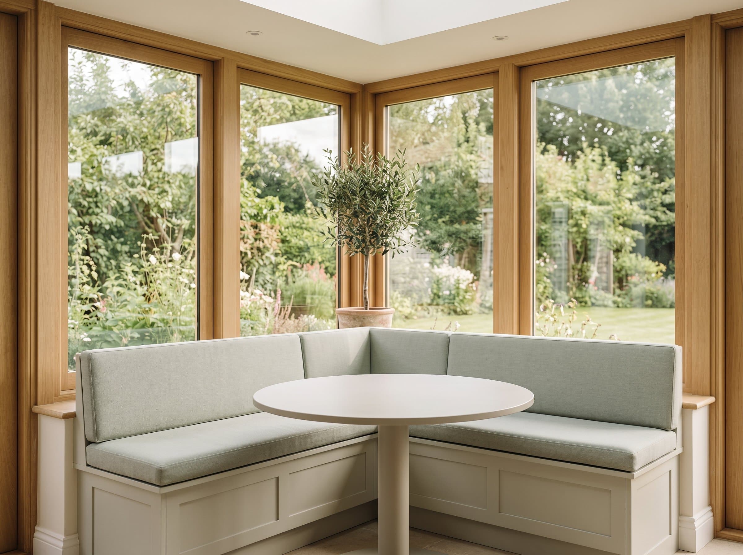Garden room — made-to-measure banquette